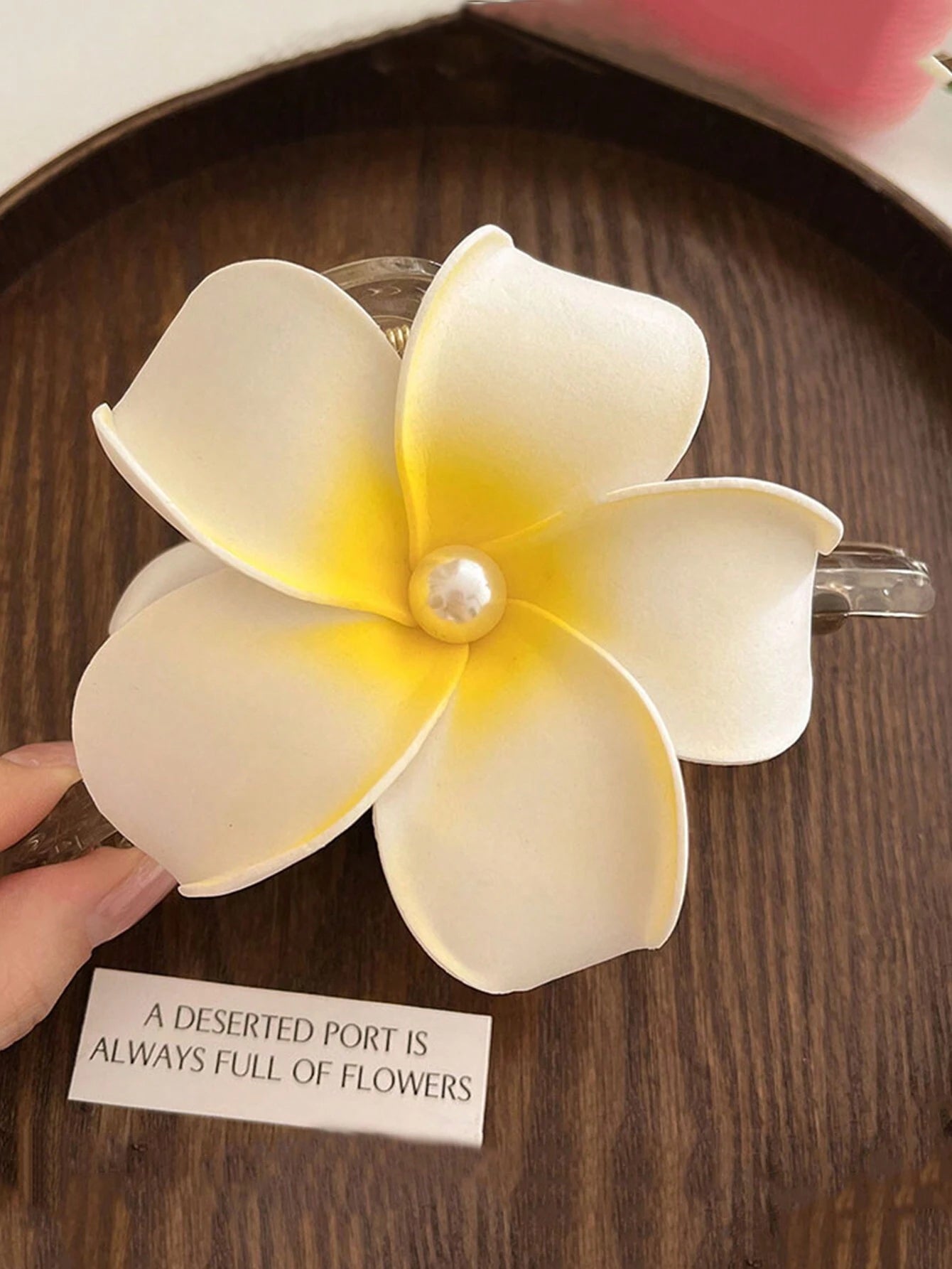 Women Flower Decor Alligator Hair Clip