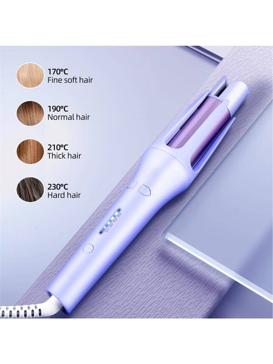 Heat Curling Iron 32Mm Automatic Hair Curler For Women Tourmaline Ceramic Curling Iron Rotating Roller shein