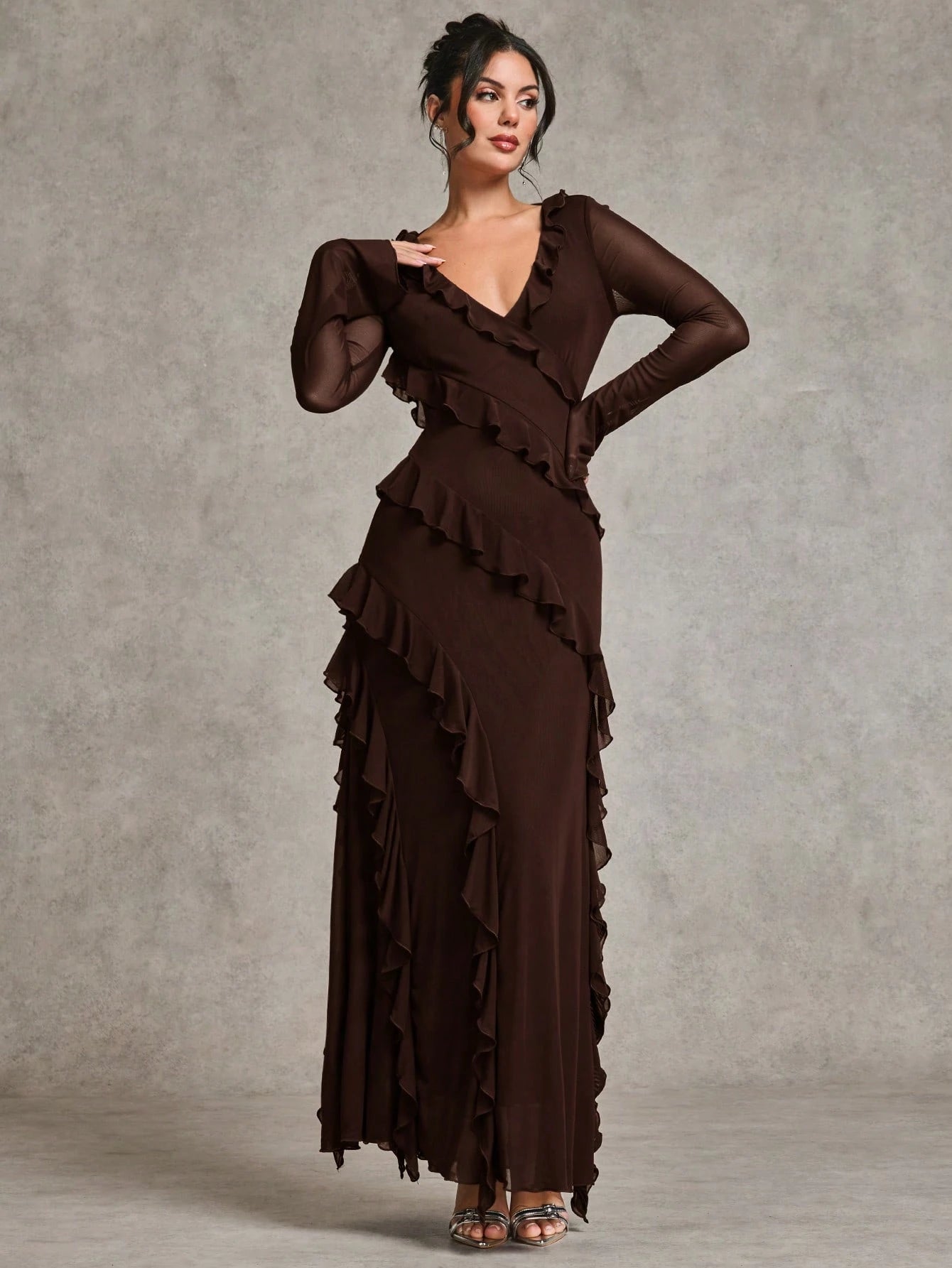 BAE Autumn Long Sleeve Maxi Dress Areej Zainab BAE Autumn Long Sleeve Maxi Dress Areej Zainab