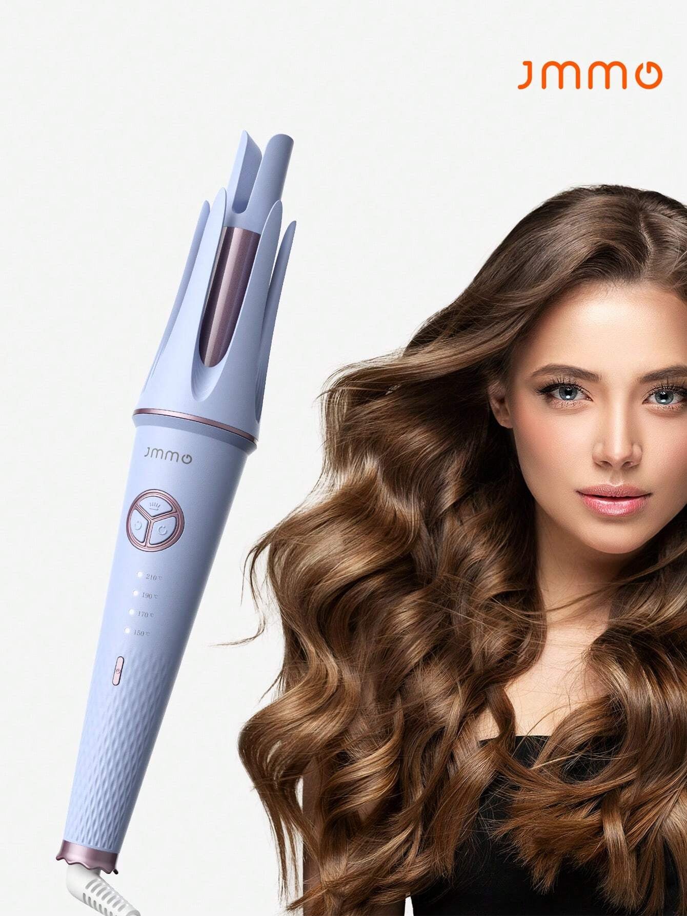 JMMO Automatic Curling Iron,32mm Rotating Hair Wand Curling Irons shein