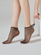 10 Pairs Women's Ultra-Thin, Sheer, Invisible Short Socks