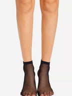 Fishnet Socks 3pairs shein