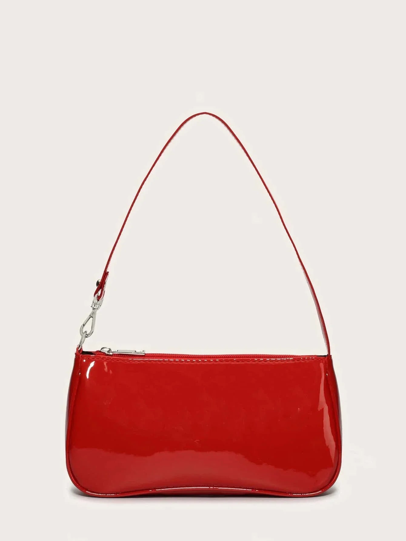 Artificial Patent Leather Bag For Teen Girls shein