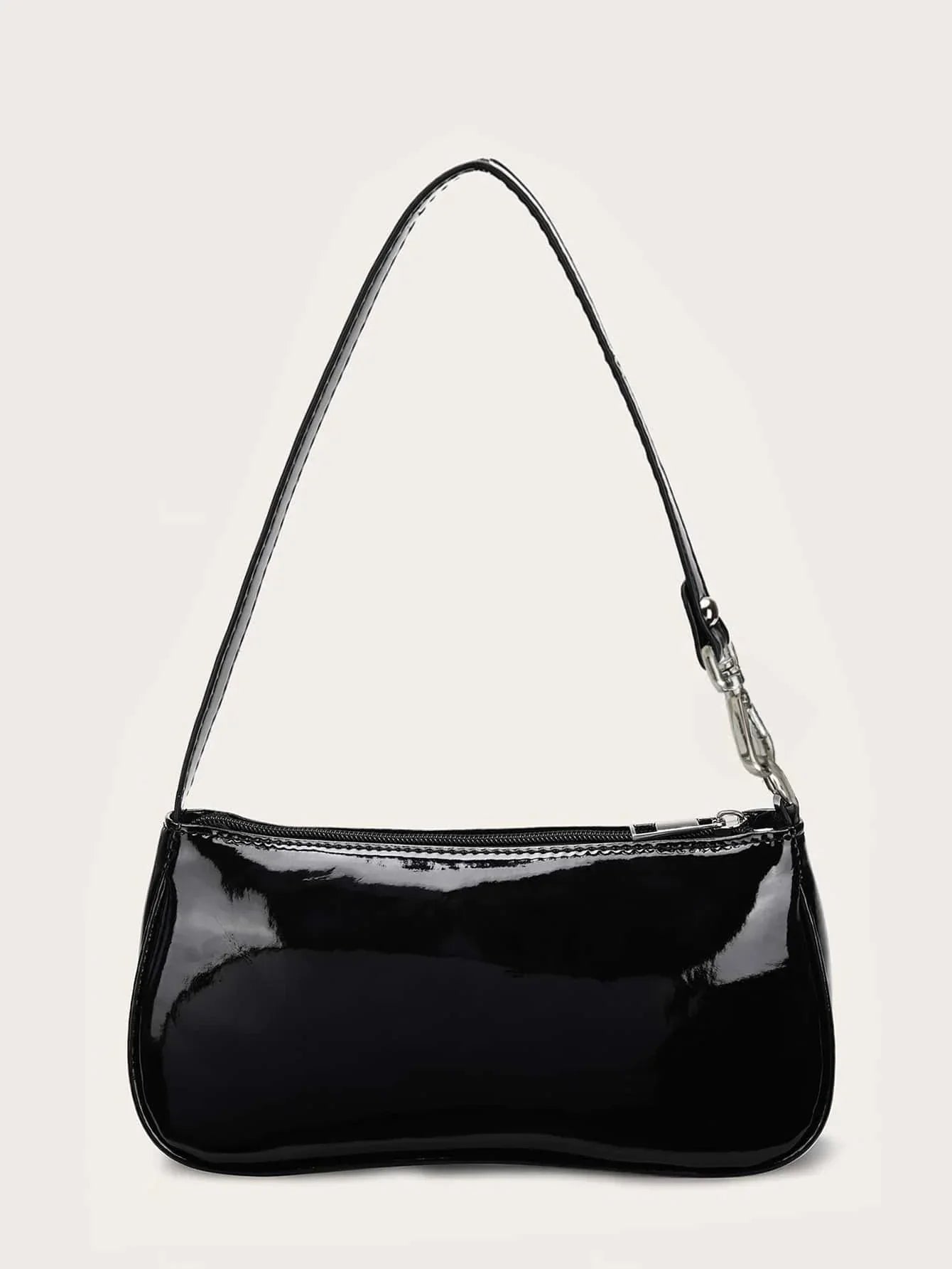 Artificial Patent Leather Bag For Teen Girls shein