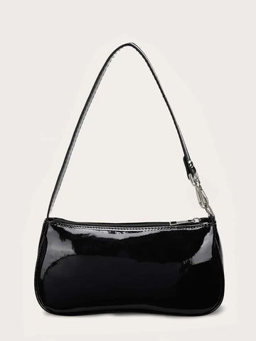 Artificial Patent Leather Bag For Teen Girls