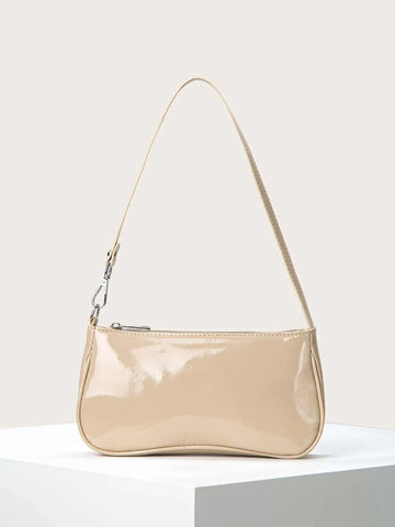 Artificial Patent Leather Bag For Teen Girls