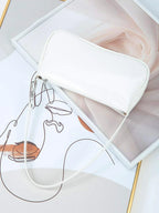 Artificial Patent Leather Bag For Teen Girls shein