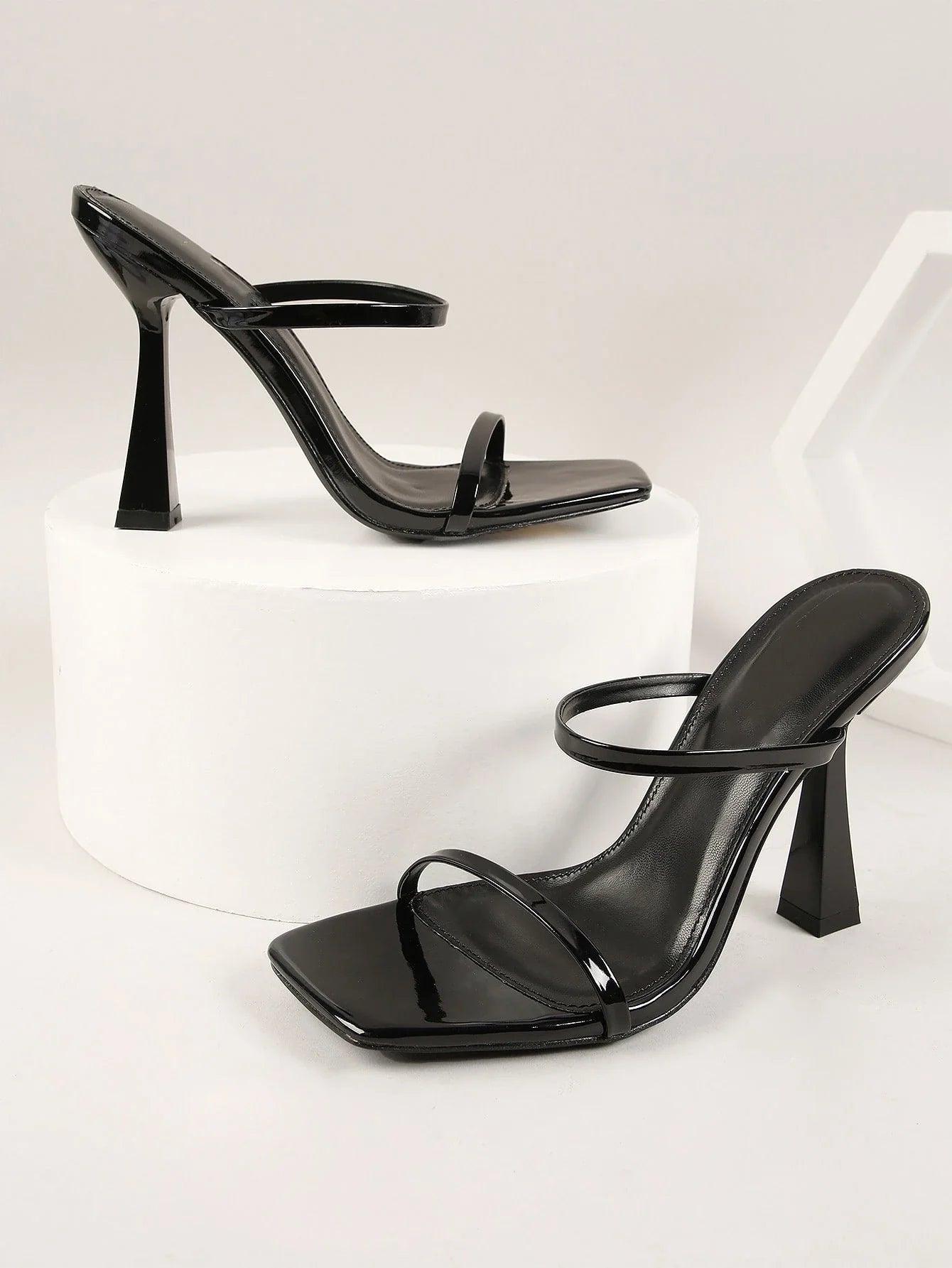 Glamorous Light Gold Multi Strap High Heel Sandal shein