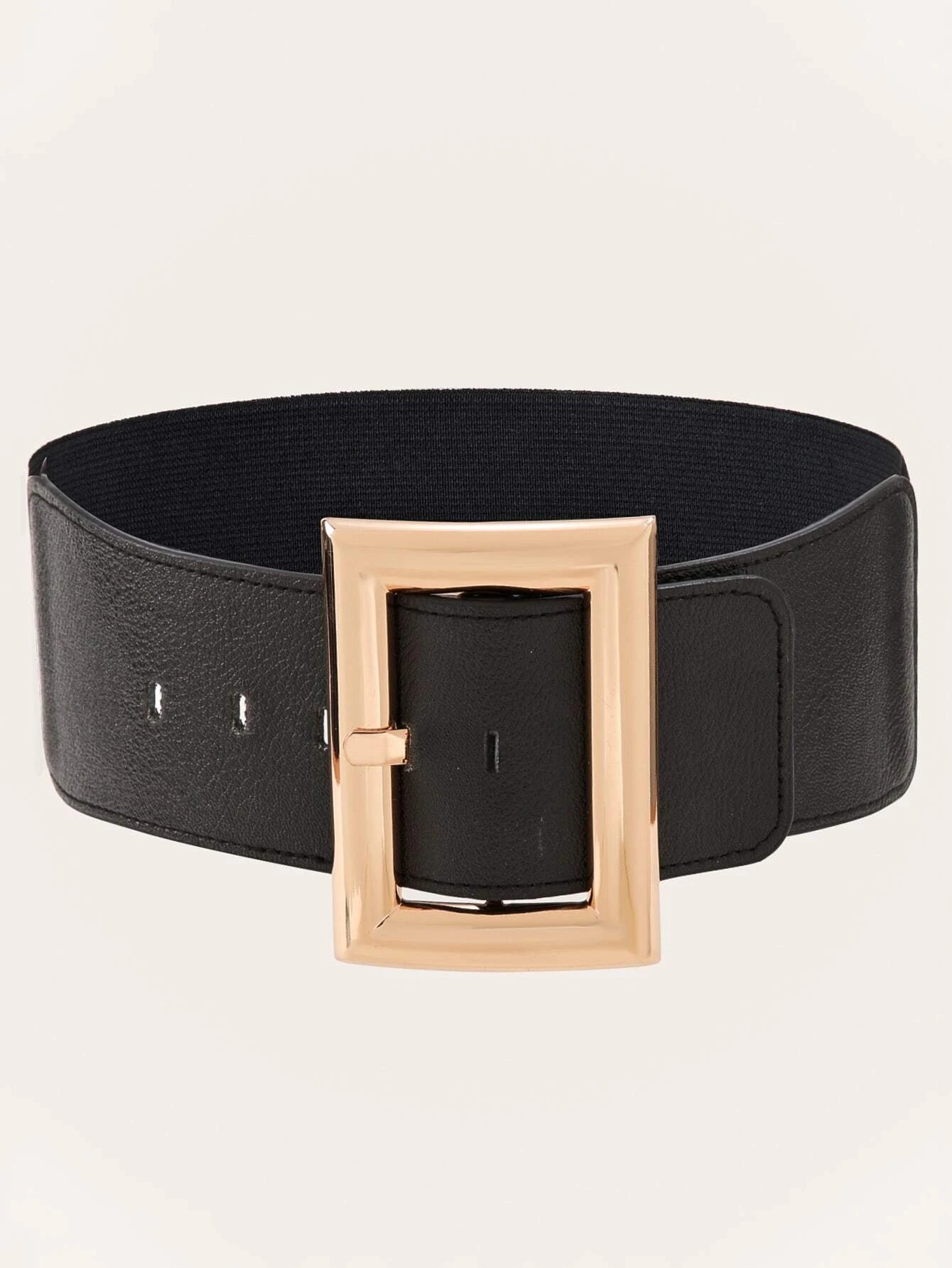 Geo Buckle Belt shein