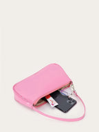 Artificial Patent Leather Bag For Teen Girls shein