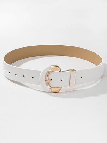 1pc Women Metal Buckle Belt