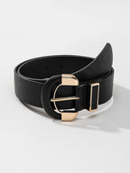 1pc Women Metal Buckle Belt shein