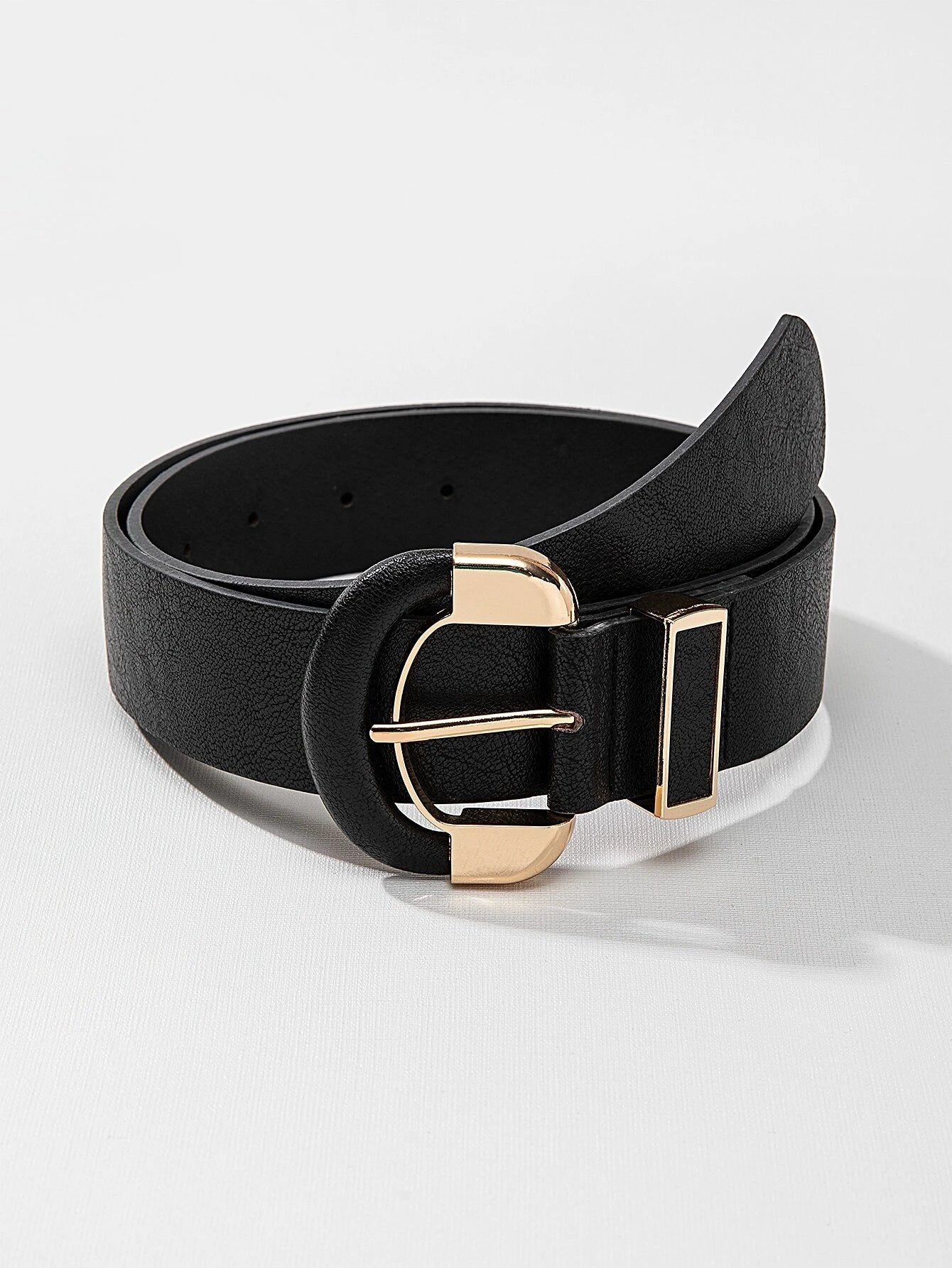 1pc Women Metal Buckle Belt