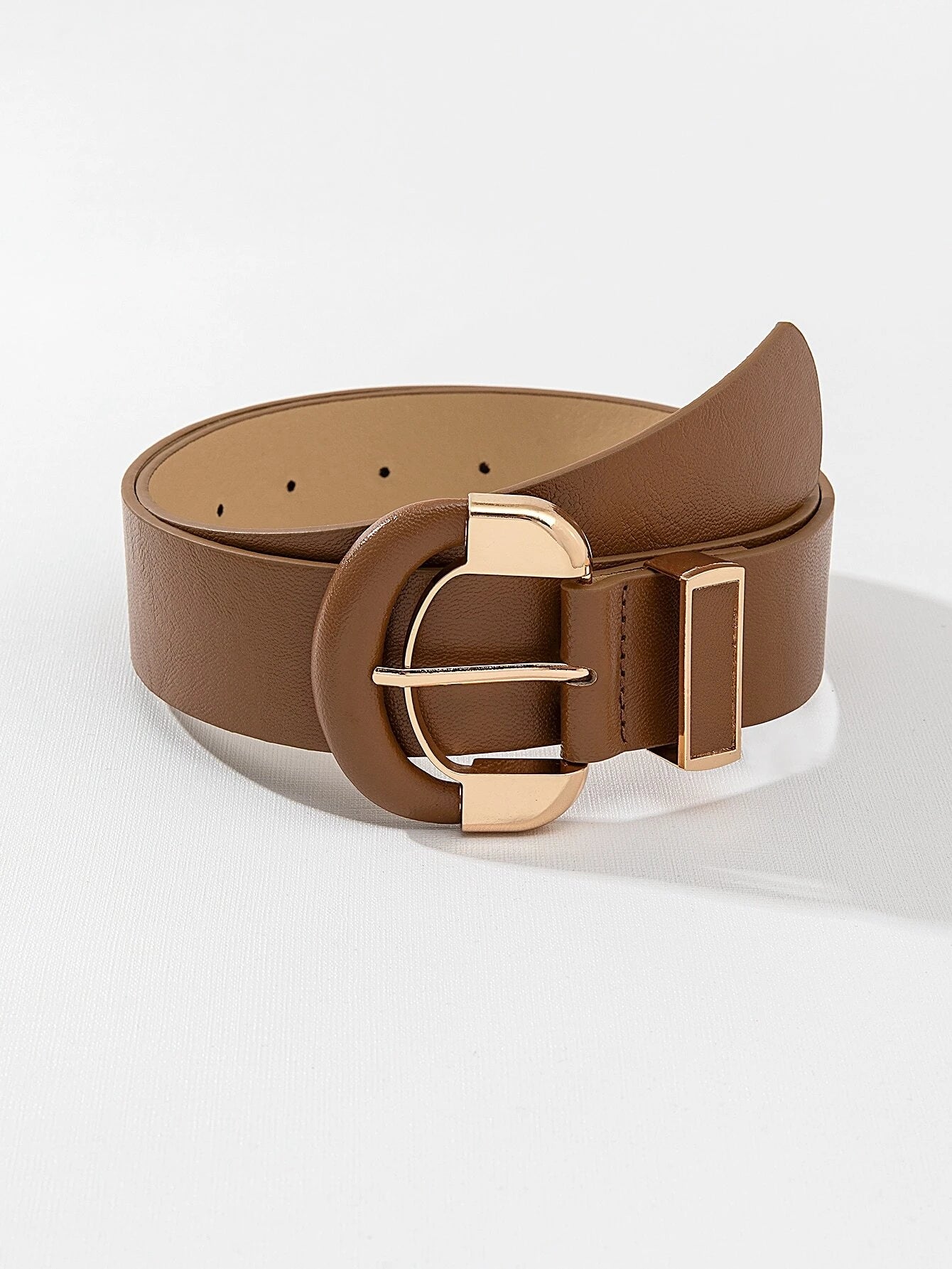 1pc Women Metal Buckle Belt