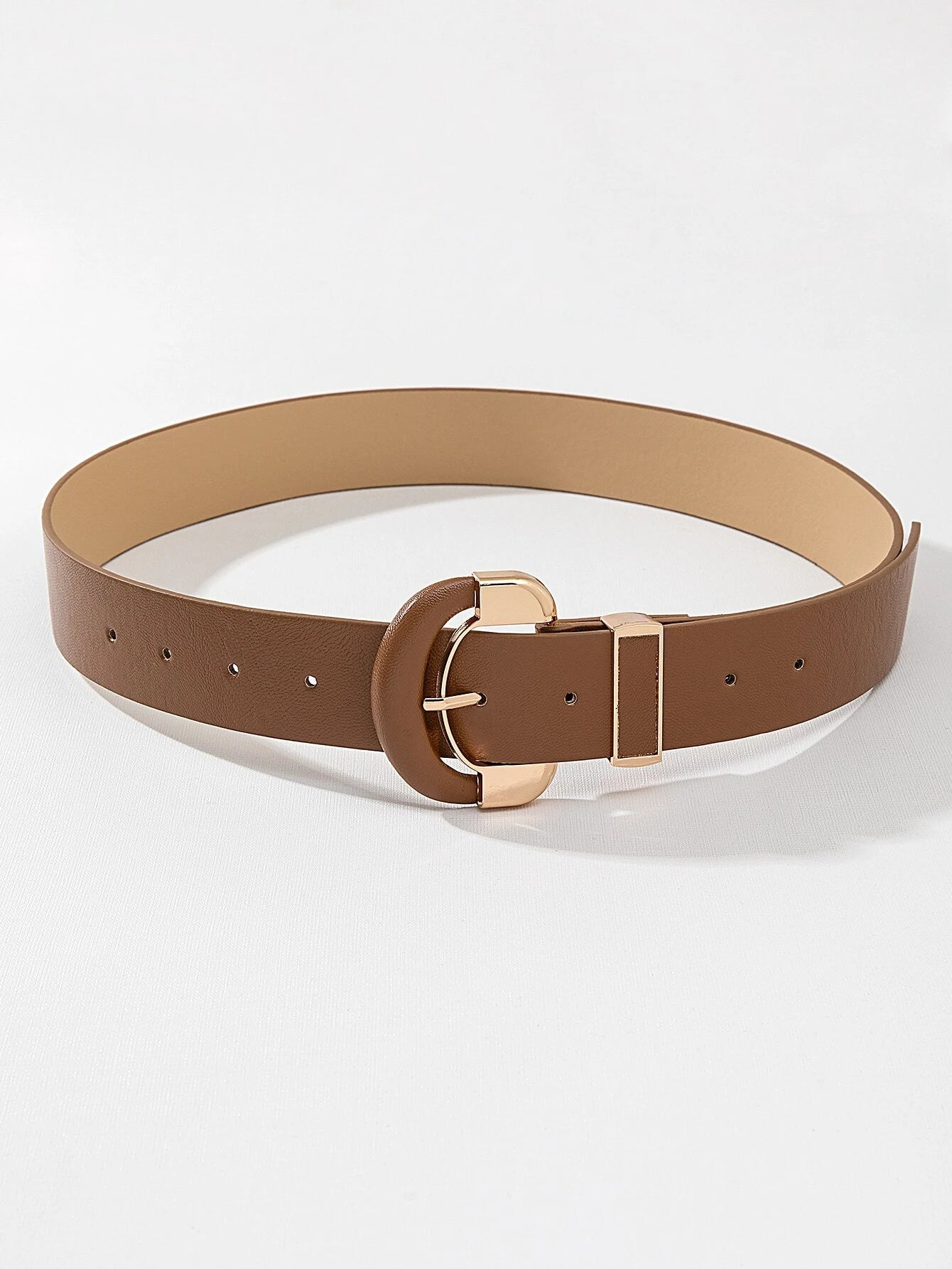 1pc Women Metal Buckle Belt shein