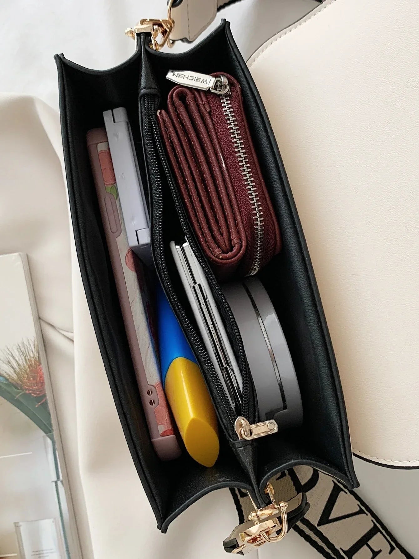 Lightweight,Business Casual Mini Flap Crossbody Bag shein