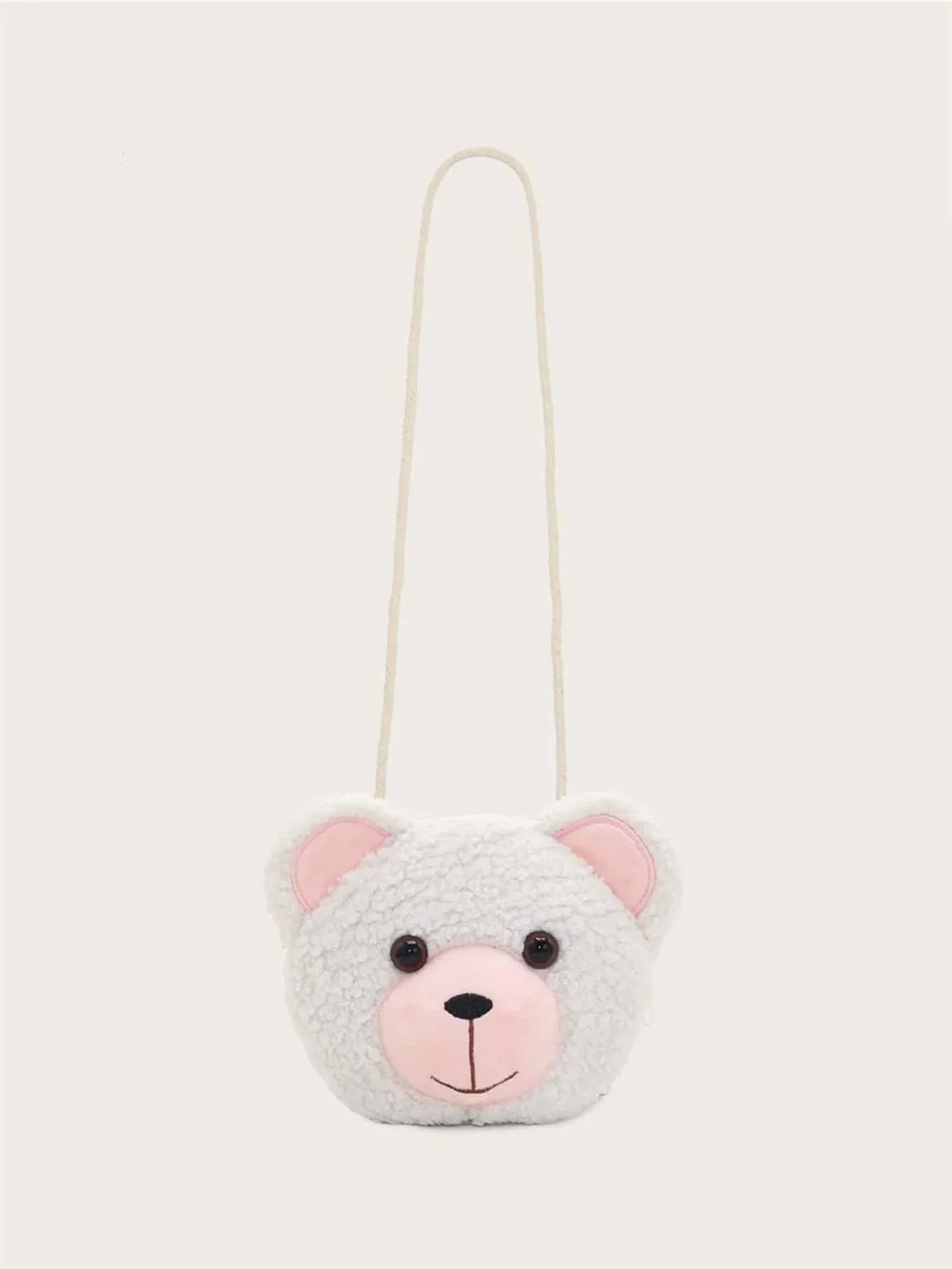 Cartoon Bear Design Novelty Bag With Zipper For Daily Use shein