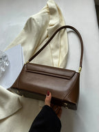 Minimalist Fashionable Vintage Commute Casual Women Handbag shein