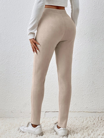 Essnce Solid High Waist Leggings