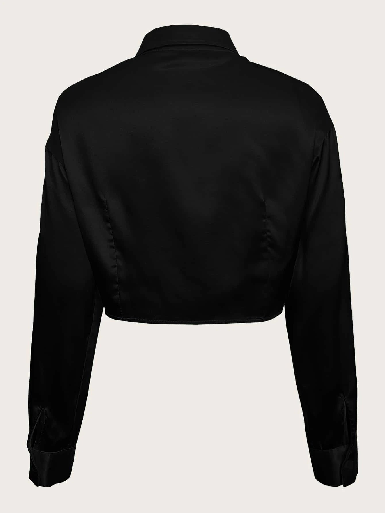 Essnce Drop Shoulder Bandana Hem Shirt