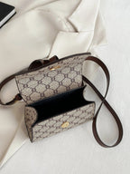 Mini All Over Print Square Bag shein