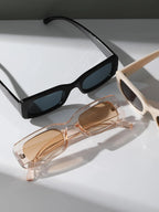 3pairs Women Square Frame Shades Sunglasses shein