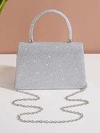 Vincy Glitter Handbag Glamorous, Elegant, Exquisite, Quiet Luxury Sequin, Stylish, Luxury, Shiny Glamorous Square Bag shein