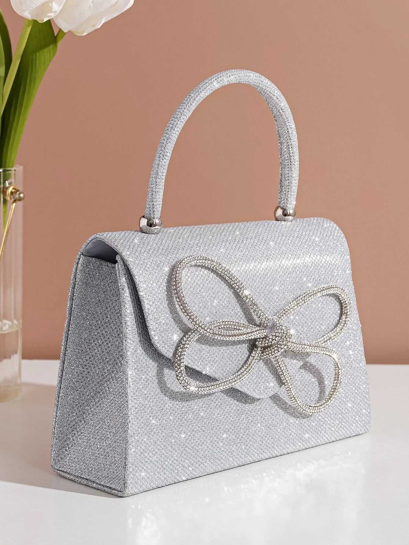 Vincy Glitter Handbag Glamorous, Elegant, Exquisite, Quiet Luxury Sequin, Stylish, Luxury, Shiny Glamorous Square Bag shein