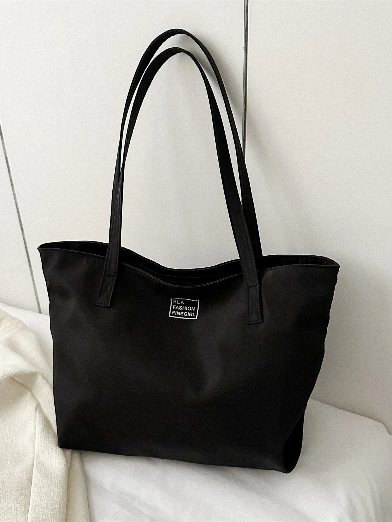 Fashionable,Minimalist,Casual,Large Shoulder Tote Bag shein