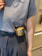 Mini Metallic Chain Box Bag, Funky, Punk & Bag For Street Wear shein