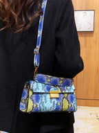 Fashionable Trend, High-End Texture, Light Luxury, Snake Print Niche Design, Versatile Handheld, Detachable Shoulder Cross shein