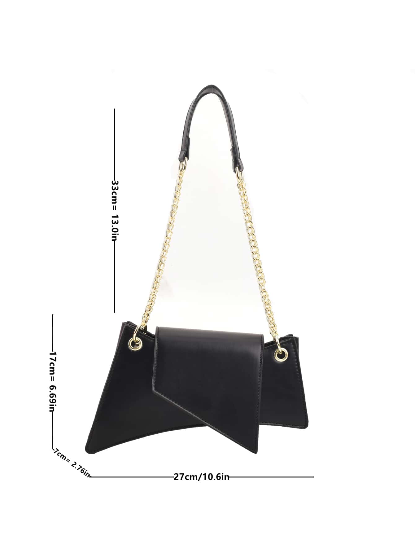 Minimalist Chain Novelty Bag shein
