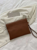 Fashionable,Minimalist,Casual,Litchi Embossed Flap Square Bag For Girl shein