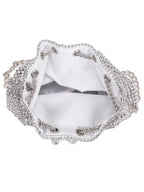 Lightweight,Business Casual Rhinestone Decor Bucket Bag Shein