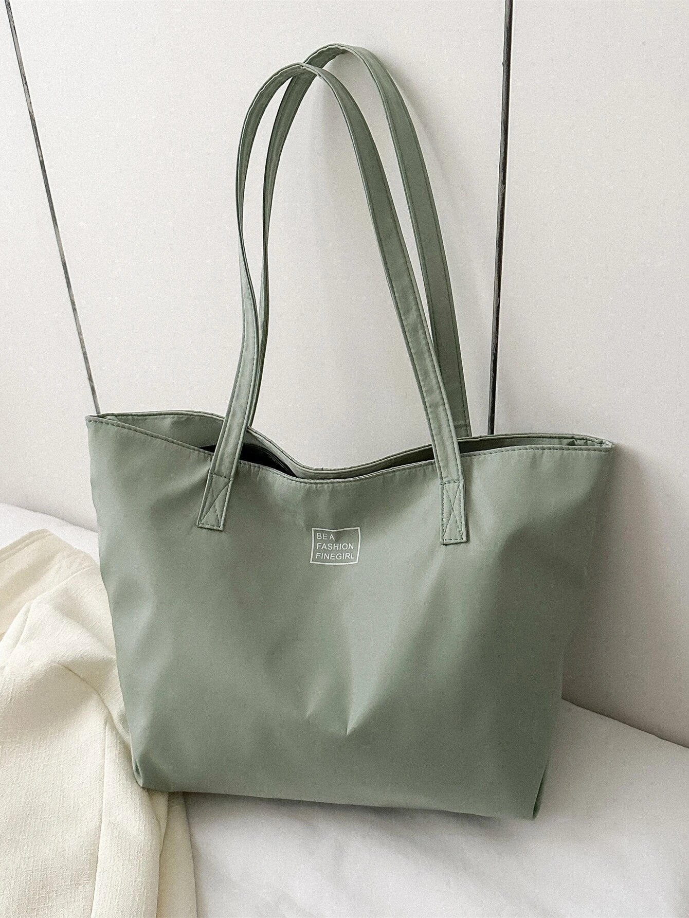 Fashionable,Minimalist,Casual,Large Shoulder Tote Bag shein
