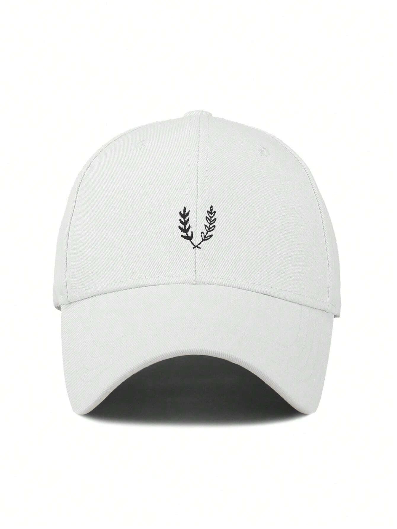 1pc Stylish Classic Men Antler Pattern Adjustable Casual Baseball Cap shein