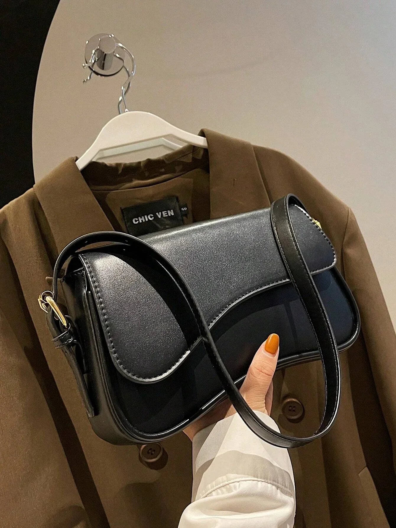 New Trendy Versatile Single Shoulder Bag shein
