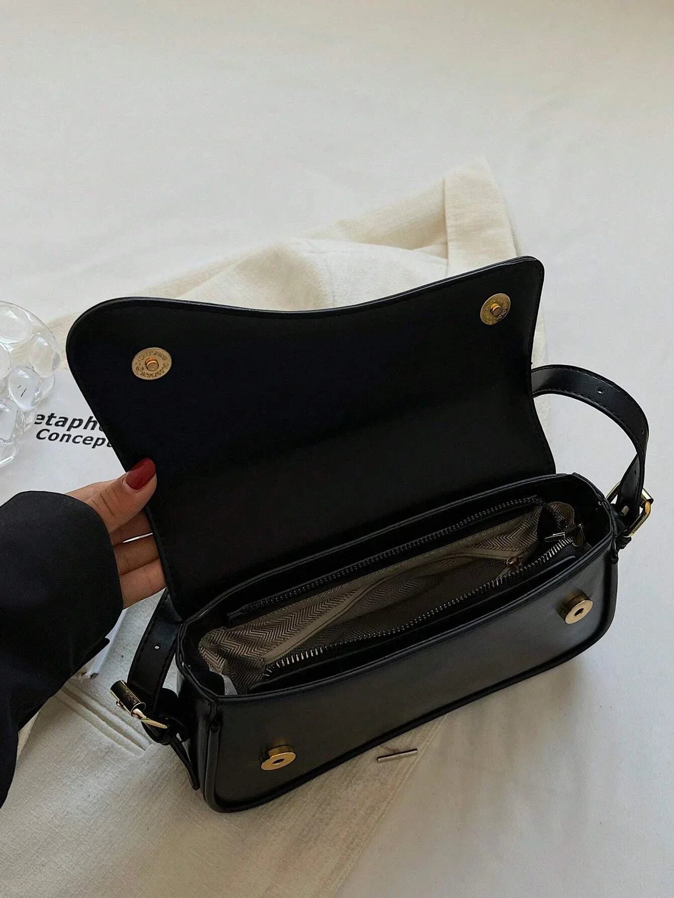 New Trendy Versatile Single Shoulder Bag shein
