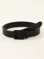 1pc Women Square Buckle Casual Belt For Daily Life shein