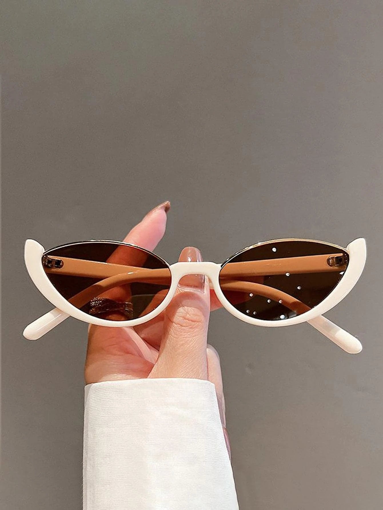 Cat Eye Fashion Glasses For Summer Sunprotection shein