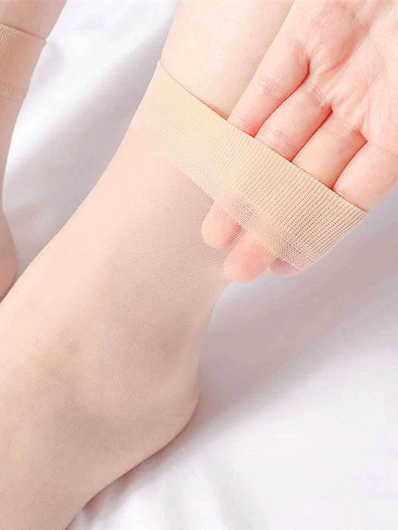 10pairs Solid Crew Socks shein