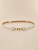 1pc Women Symmetrical Buckle Fashion Belt shein