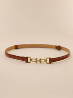 1pc Women Symmetrical Buckle Fashion Belt shein