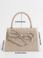 Vincy Glitter Handbag Glamorous, Elegant, Exquisite, Quiet Luxury Sequin, Stylish, Luxury, Shiny Glamorous Square Bag shein