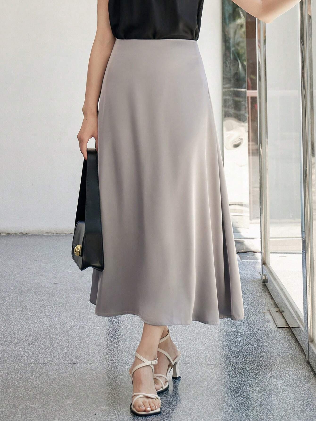 DAZY Women's Occasion & Back To School A-Line Skirt shein