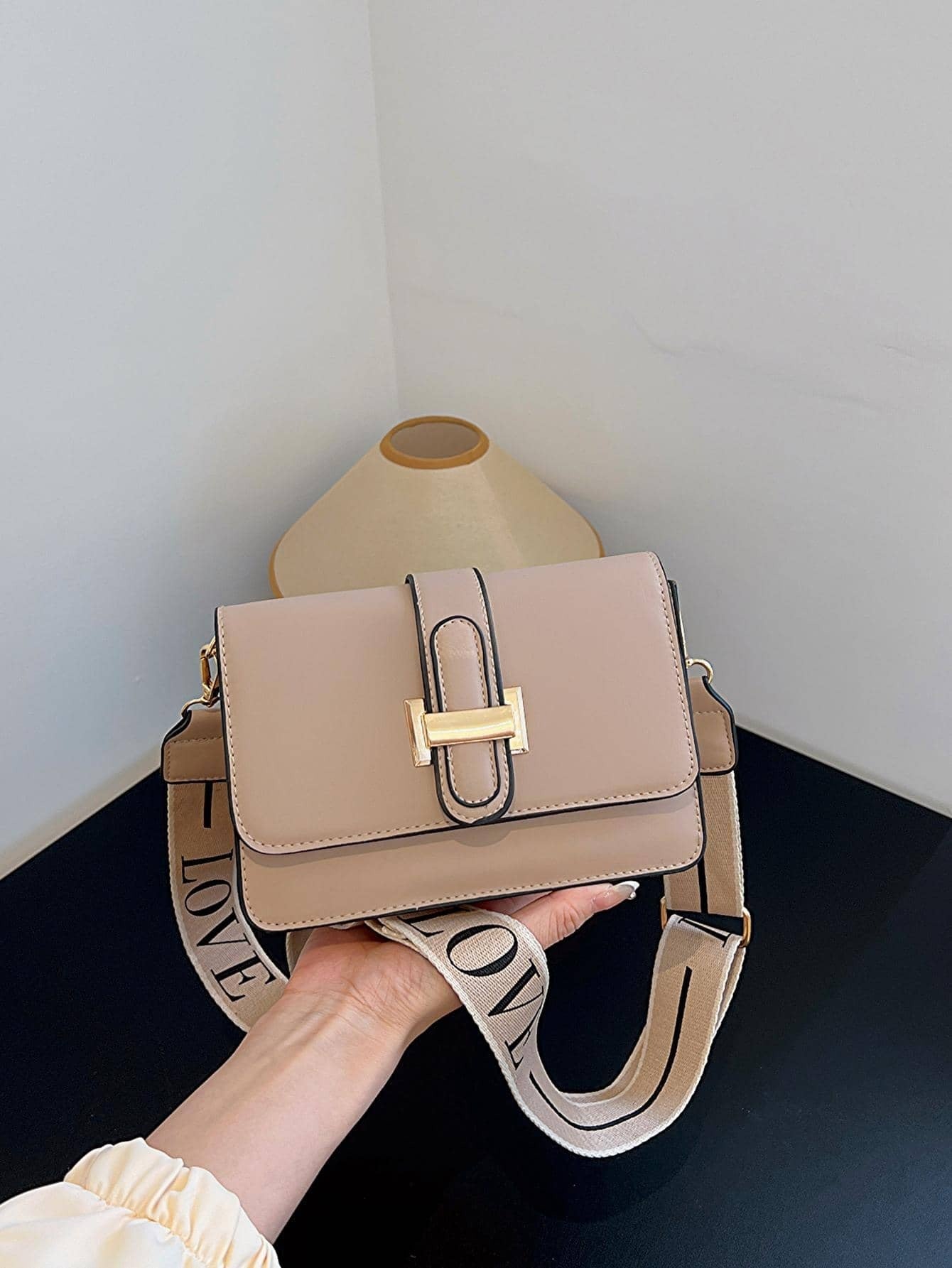 Lightweight,Business Casual Mini Flap Crossbody Bag shein