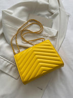 Mini Flap Square Bag Quilted Pattern Minimalist Green shein