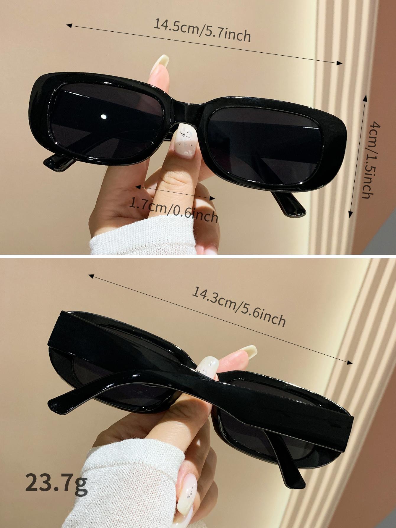 1pc Women Solid Oval Frame Fashion Glasses shein