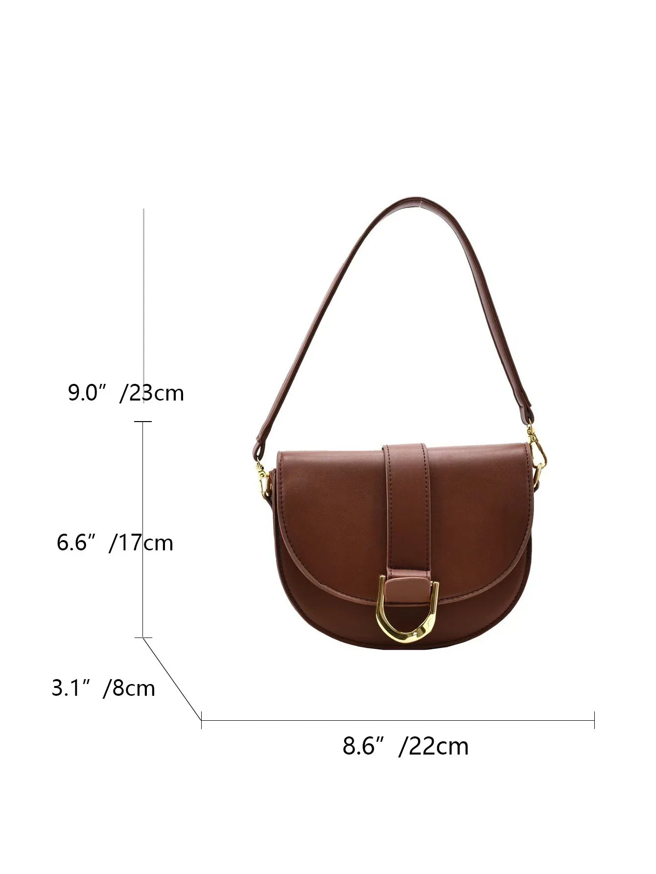 Professional Women's Small Shoulder Bag shein