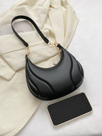 Fashionable Solid Color Versatile Shoulder Bag For Women shein